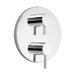 Serin Dual Shower Faucet Trim Kit with Two Handles
