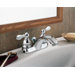 Hampton Centerset Bathroom Faucet with Double Porcelain Lever Handles