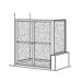 Prestige Framed Bypass Shower Door with 90% Return Panel