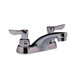 Monterrey Double Handle Centerset Bathroom Faucet with Less Drain