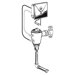 Concealed 1.0 GPF AC Urinal Flush Valve with Back Spud