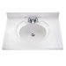 22" Vanity Top Marble Astra Bathroom Sink