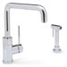 Purus I Single Handle Single Hole Kitchen Faucet  with Metal Side Spray
