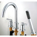 Ulm Double Handle Roman Tub Faucet and Hand Shower