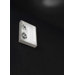 A-Box Wall / Ceiling Light in White Polished Glass