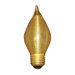 40W Spunlite C15 Chandelier Bulb in Amber