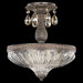 Milano 3 Light Semi Flush Mount