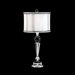 Jasmine One Light Table Lamp in Silver Leaf