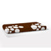Organic Fitted Stepping Stone Crib Sheet in Bark Brown
