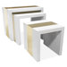 Lacquer Laminate Nesting Tables