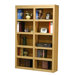 Charles Harris 72" H Double Bookcase in Honey