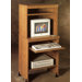 Americus 25" W Computer Trolley in Oak