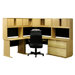 Office Modulars Corner Desk Office Suite with Lateral File