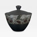 Elements Onyx Sugar Bowl with Lid