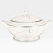 Platinum Wave 67 oz. Covered Vegetable Bowl