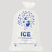10 Pound Ice Bag, 1.50 Mil in Clear / Blue