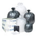 55 Gallon High Density Can Liner, 17 Micron in Black