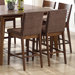 Grada Counter Height Parsons Chair in Multi-Step Rich Cherry
