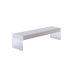 Light Acrylic Bench