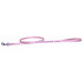 Silver Stud Dog Leash in Pink