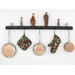Fleur de Lis Wall Mounted Pot Rack