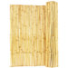 Natural Rolled Bamboo Fence 3/4" D X 6' H X 8' L