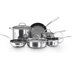 Millennium Polished Stainless Steel 10-Piece Cookware Set