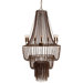 Maxim 7 Light Iron Beaded Chandelier