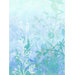 Modern Murals Wildflower Mural in Light Blue
