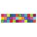 Whimisical Wall Bright Blocks Border in Multi