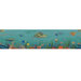 Undersea Free Style Border Wallpaper in Aqua