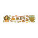 Owls Freestyle Peel and Stick Decal in Orange