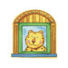 Cat Panel Wall Decal