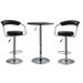 AmeriHome Steel Bar Stool Set