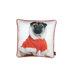 Holiday Pug with Jacket Pillow