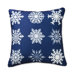 Snowflakes in A Row Pillow