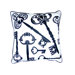 Keys Feather Filled Pillow