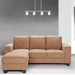 Micro Fiber Sofa with Ottoman