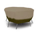 Villa Round Patio Table And Chair Set Cover In Birch and Walnut