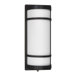 Brio Half Cylinder Two Light Outdoor Wall Sconce with Photosensor