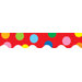 Jumbo Polka Dots Wavy Border