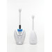 Toilet Brush & Canister - White