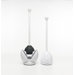 Toilet Plunger & Canister - White