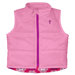 Winter Wear Waterproof Insulated Vest in Pink Floral