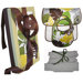 Organic Bib, Burp and Wash Gift Set in Rainforest
