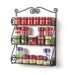 Scroll Spice Rack in Black