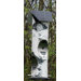 Woodland Bird Feeder for Thistle Seed in White
