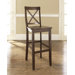 X-Back 30" Barstool in Mahogany