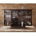 Newport Expandable Bar Cabinet in Vintage Mahogany