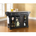 Alexandria Kitchen Island with Stainless Steel Top